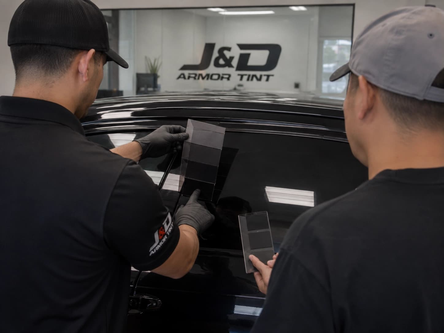 Window tint consultation and film selection